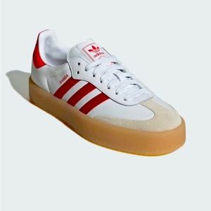 Authentic Sambae Original-Color:Better Scarlet / Cloud White
Size: M 6 / W 7